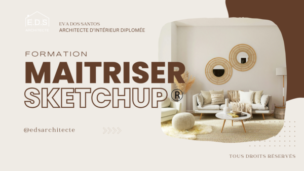 Formation SketchUp et V-Ray : Apprenez la modélisation 3D et le rendu hyper réaliste pour l’architecture